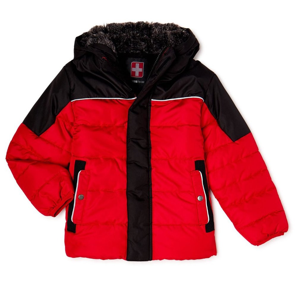 Swiss Tech Little Boys Puffer Jacket 4-5
